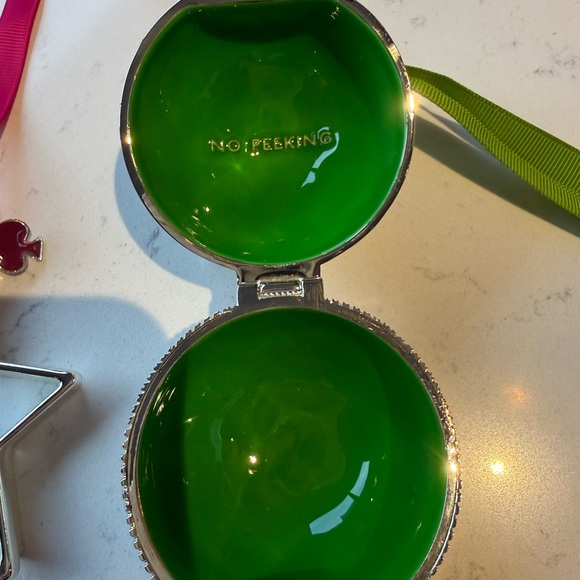 Kate Spade Silver Ornament Set - Picture 4 of 6